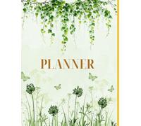 Undated Planner with Monthly, Weekly & Daily Pages - Reading Tracker, Book Review, Habit Tracker, Wellness Wheel & Reflection Journal for Readers & Goal-Setters