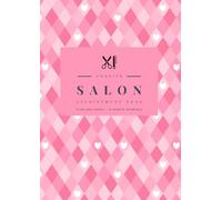 Undated Salon Appointment Book: Daily Scheduling Book with 15-Minute Time Slots | 7 AM-10 PM | 3-Column Layout | Two Pages Per Day for Beauty Professionals