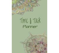 Undated Time & Task Planner: Designed with space for monthly, weekly, and daily planning, priorities, goals, notes, to-do lists, and vacation plans.
