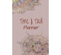 Undated Time & Task Planner: Designed with space for monthly, weekly, and daily planning, priorities, goals, notes, to-do lists, and vacation plans.