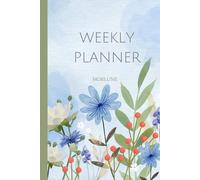 Undated Weekly Planner 6x9: Habit Tracker, To Do List & Weekly Goals | Productivity Journal for ADHD, Students, Work & Daily Organization