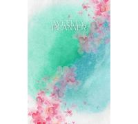 Undated Weekly Planner "Slava", Weekly To Do List Notebook with Goal & Password Tracker Organizer, 125 pages - Black&White, Colorful Cover