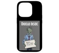 Undead Inside, Divertido Trabajo de Zombis, Humor, Daily Grind, Arte Genial Carcasa para iPhone 14 Pro