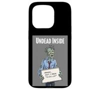 Undead Inside, Divertido Trabajo de Zombis, Humor, Daily Grind, Arte Genial Carcasa para iPhone 15 Pro