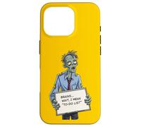 Undead Inside, Divertido Trabajo de Zombis, Humor, Daily Grind, Arte Genial Carcasa para iPhone 16 Pro