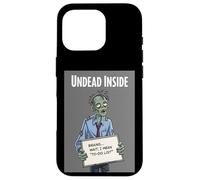 Undead Inside, Divertido Trabajo de Zombis, Humor, Daily Grind, Arte Genial Carcasa para iPhone 16 Pro