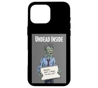 Undead Inside, Divertido Trabajo de Zombis, Humor, Daily Grind, Arte Genial Carcasa para iPhone 16 Pro MAX