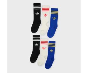 Undefined Brand 6 PACK - 3 Stripes Crew Socks multicolor 22-24