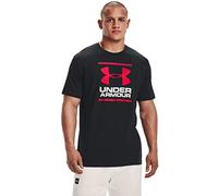 Under Armour UA GL Foundation SS T Camiseta, Hombre, Negro (Black/White/Red 001), XS