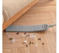 Under Appliance - Plumero de microfibra con poste extensible, cepillo telescópico para el polvo, plumero largo y plano flexible, 4 fundas de tela