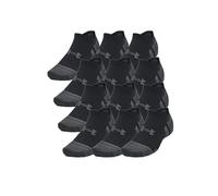 Under Armour 12 pares de calcetines cortos unisex Performance Tech No Show, Negro , 36-41