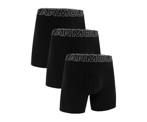 Under Armour 3-Pack Performance Cotton Boxer Brief, 6" Inseam, All-Day Comfort & Ultra-Soft Ropa Interior de Hombres Niños (Pack de 3)