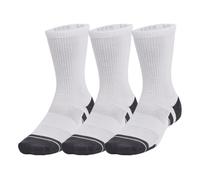 Under Armour Ua Performance Tech 3pk Crew, Calcetines Unisex adulto, Blanco, XL-XXL