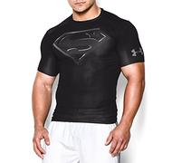 Under Armour Alter Ego Comp SS Camiseta Deporte, Hombre, Negro (Black), MD