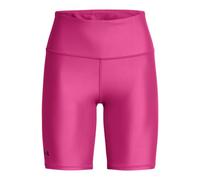 Under Armour Armour Bike Short Pantalones cortos de mujer, pantalones deportivos cortos para ir en bicicleta, color rosa fuerte/negro