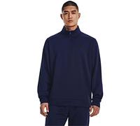 Under Armour Armourfleece 1/4 Cremallera Sudadera, (410) Midnight Navy/Black, Medium para Hombre