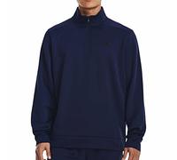 Under Armour Forro Polar de 1/4 Cremallera Tops, (410) Midnight Navy/Black, Large para Hombre