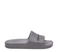 Under Armour ARMR Slide Lite - Zapatos de piscina para hombre, gris/negro, 42.5 EU