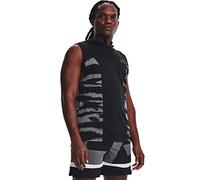 Under Armour Baseline - Sudadera con Capucha para Hombre, Negro (001)/Negro, Medium