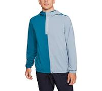 Under Armour Baseline Woven Jacket Parte Superior del Calentamiento, Hombre, Verde, SM