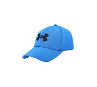 Under Armour Hombre Blitzing, Gorra con Visera Curva para una protección Solar eficaz, Gorra Deportiva Transpirable y elásticaBlue Atlantis / / Black,L/XL