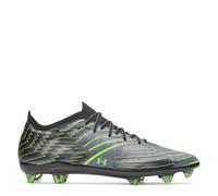 Botas de fútbol Under Armour Shadow Elite 4 FG Mach para hombre Negro / Titan Gris / Hyper Verde 45