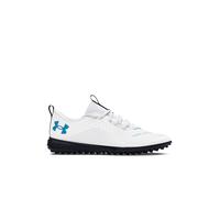 Under Armour Botas de fútbol turf de niños Shadow Turf Jr 2.0 Under Armour. Blanco / Negro 21 (5)