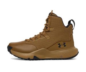 Under Armour Botas militares y tácticas Micro G Stellar Mid para hombre, (498) Coyote/Coyote Brown/Negro, 43 EU