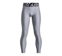 Under Armour boys HeatGear Armour Leggings , Steel (035)/Black , Youth X-Small
