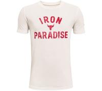 Under Armour Boys' Project Rock Graphic T-Shirt (as1, Alpha, l, Regular, Onyx White/Red - 112)