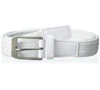 Under Armour Cinturón de golf trenzado para hombre, (100) blanco/blanco, Large