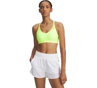 Under Armour Brasier Deportivo de bajo Impacto con Espalda Cruzada para Mujer, (731) Amarillo de Alta Visibilidad/Blanco, X-Small