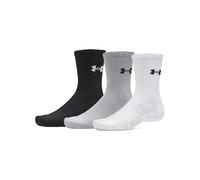 Under Armour Calcetines unisex de algodón de alto rendimiento (paquete de 3)
