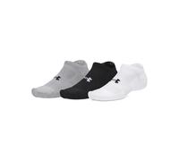 Under Armour Calcetines invisibles de algodón alto rendimiento unisex, paquete de 3