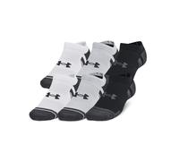 Under Armour Calcetines unisex UA Performance Tech invisibles que absorben el sudor y soportan el arco, Mod Gray-Jet Gray, X-Large