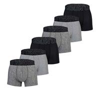 UNDER ARMOUR Calzoncillo boxer gris / negro M gris / negro