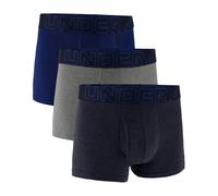 Under Armour Calzoncillos de algodón para Hombre, 3 Unidades, Azul/Acero, XL