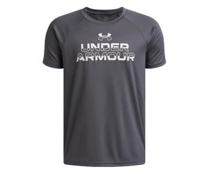 Under Armour Camisas Tech Split Wordmark SS para niño