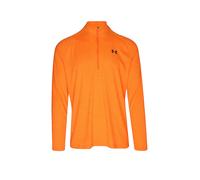 UNDER ARMOUR Camiseta de fitness para hombre UA Tech Textured ½ Zip naranja | L