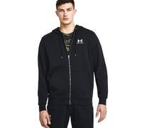 Under Armour Sudadera con Capucha para Hombre UA Essential Forro Polar Cremallera Completa Negro MD