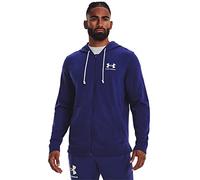 Under Armour Camiseta de Forro Polar para Hombre UA Rival Terry Full-Zip, Sonar Blue, 1370409-468, SM