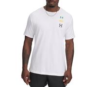 Under Armour Camiseta de hombre UA M 60/40S Evol Logo SS Under Armour. Blanco L