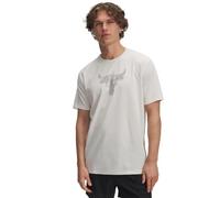 Under Armour Camiseta de Manga Corta para Hombre Project Rock Payoff Graphic, (279) Piedra/Negro, Large