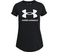 Under Armour Camiseta de niña Sportsyle Logo Under Armour. Negro 8 Años (S)