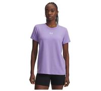 Under Armour Camiseta de manga corta Rival Core para mujer, Transparente/blanco, XL