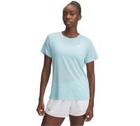 Under Armour Camiseta de Manga Corta UA Tech™ Twist para Mujer, Stream / / Blanco, M