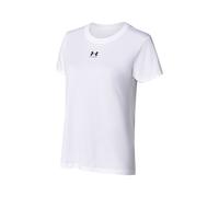 UNDER ARMOUR Camiseta de mujer, corte ancho (Blanco, M)