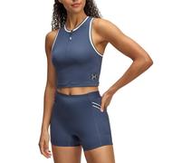 Under Armour Run 96 Camiseta de tirantes Mujeres azul oscuro - gray/downpour gray M