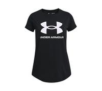 Under Armour Camiseta de niña Sportsyle Logo Under Armour. Negro 8 Años (S)