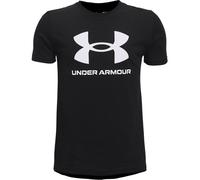 Under Armour Camiseta de niños Sportstyle Logo Under Armour. Negro / Blanco 12 Años